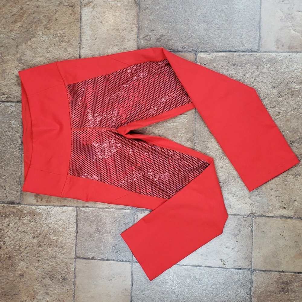 Under Armour Leggings Size SMP Tangerine color